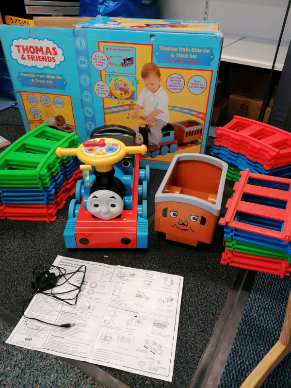 thomas train ride on and track set instructions
